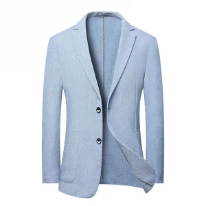 Blazer Summer Men's Fashion Gentleman Korean-style Trendy Performance, Banquet Hosting, Casual Wedding Sun-protective Clothing