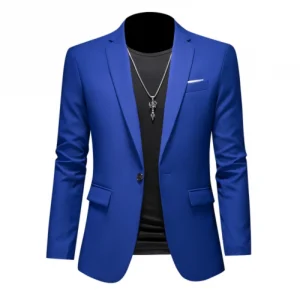 15-color boutique fashion suit 6XL men's slim groom wedding suit jacket business office suit casual solid color suit jacket